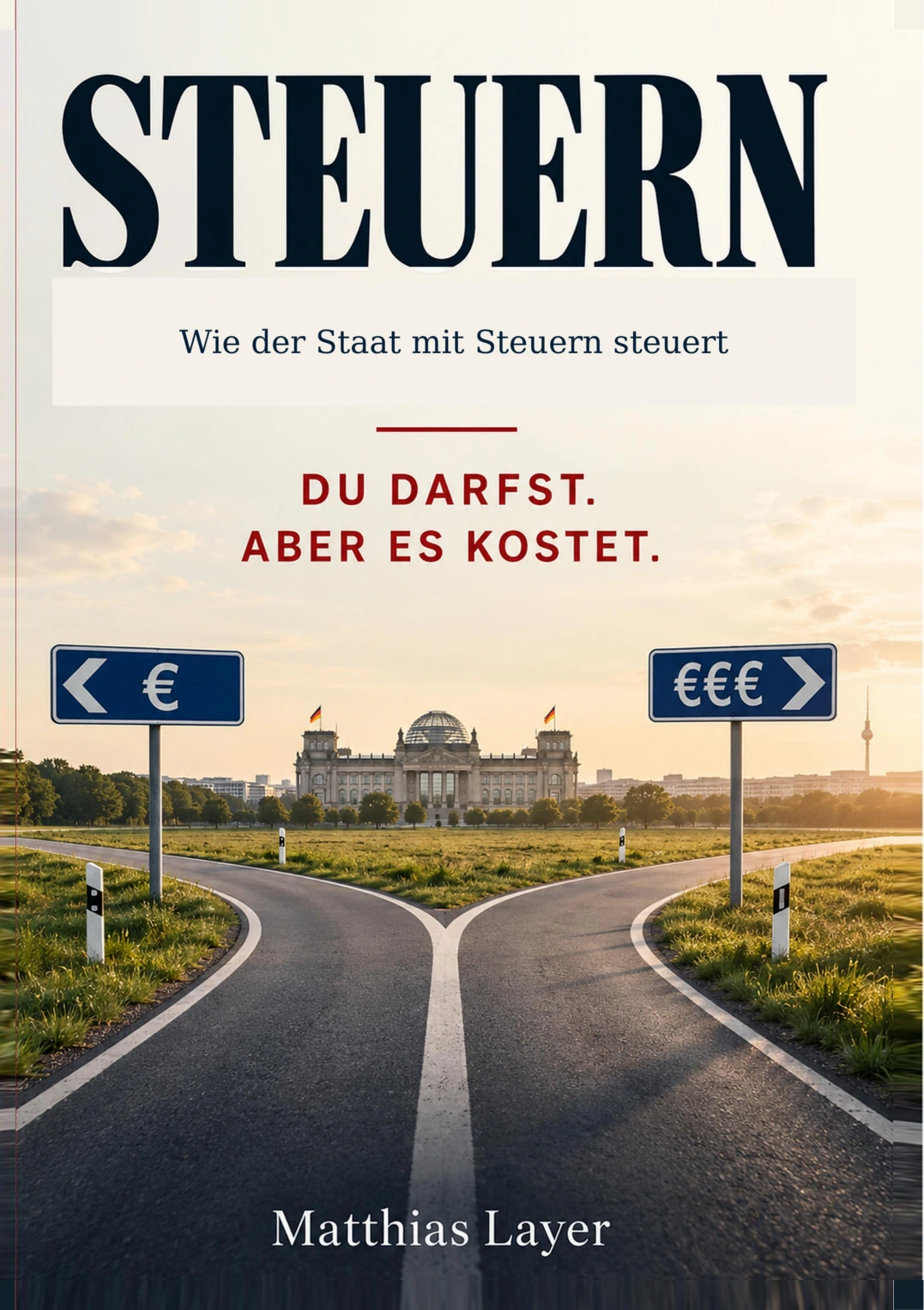 Buchcover: STEUERN – Wie der Staat mit Steuern steuert, Matthias Layer